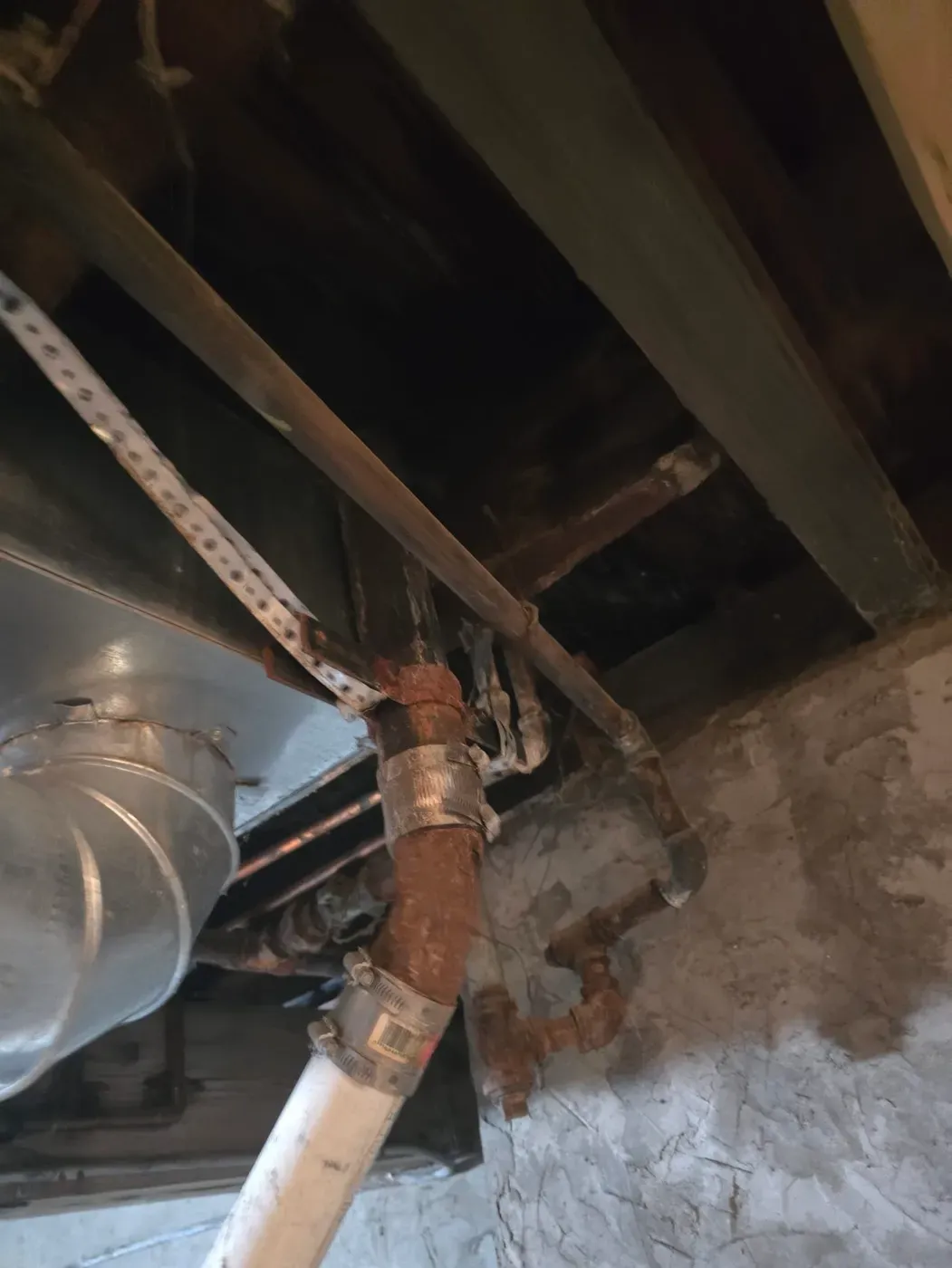 Job photo: replaced 35' of drain line in Omaha