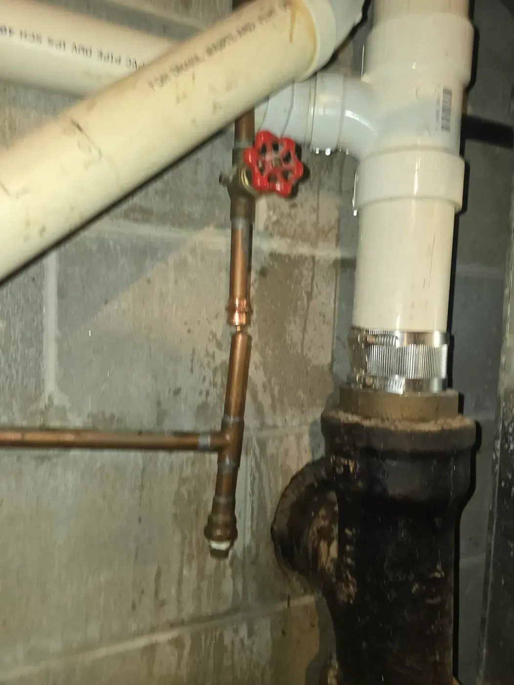 Job photo: water leak in Council Bluffs