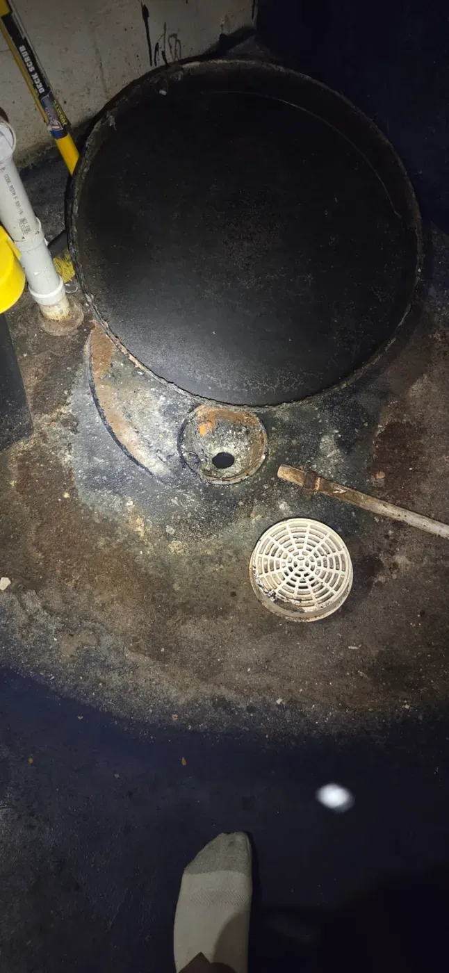 Job photo: floor drain clogged, cleared in Omaha